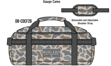 Classic Deer Camo Burlebo Duffle