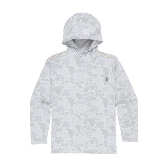 Youth Gray Camo Buxton Tech Hoodie