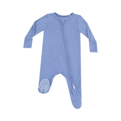 Angel Dear Country Blue 2-Way Zipper Footie