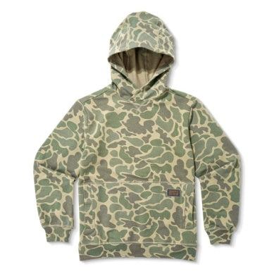 Youth Green Mallard Camo Fireside Hoodie