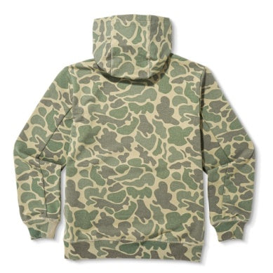Youth Green Mallard Camo Fireside Hoodie