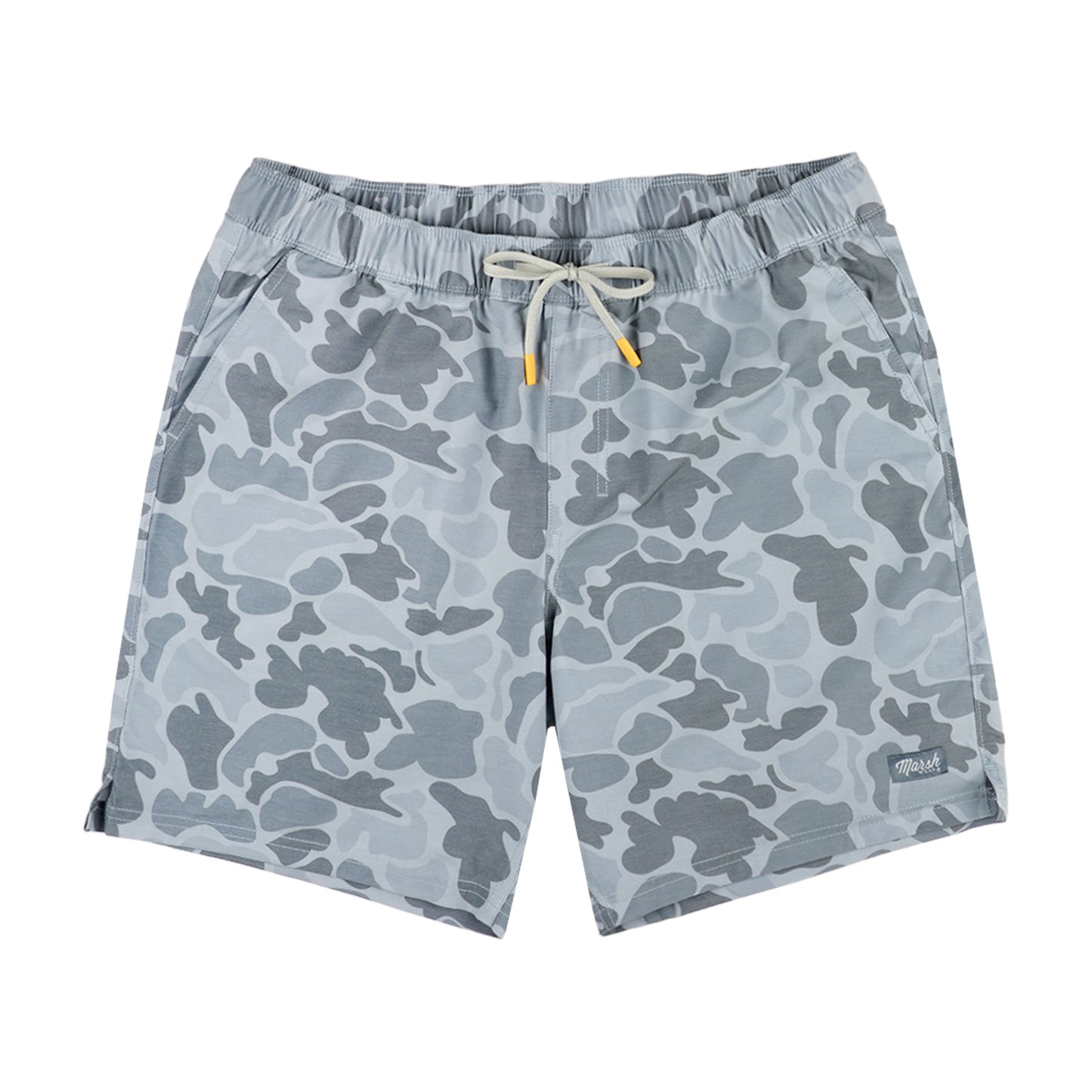 Youth Gray Mallard Camo Fulton Volley Shorts