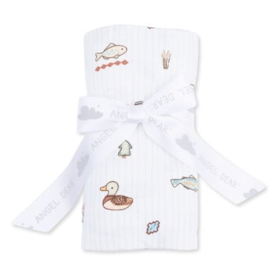 Angel Dear Lake Cuties Swaddle Blanket