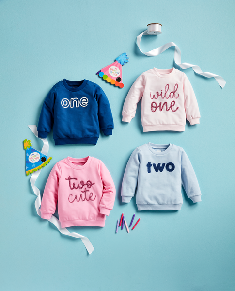 Mud Pie 1st Birthday Sweatshirt