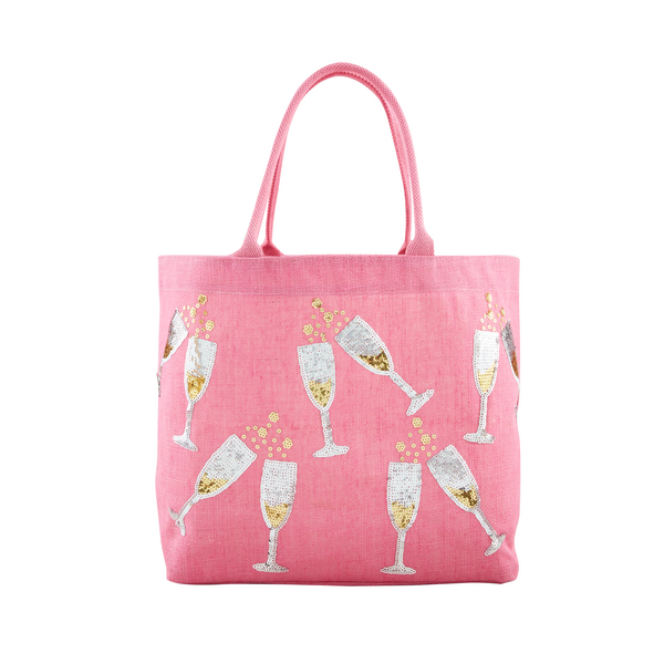 Mud Pie Cheers Sparkle Totes