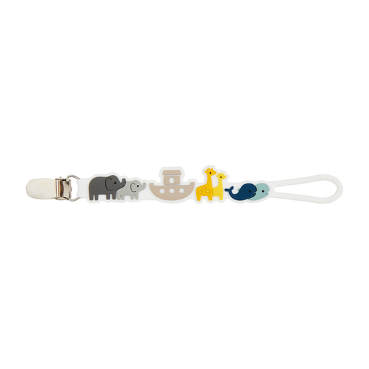 Mud Pie Noah's Ark Silicone Pacy Strap