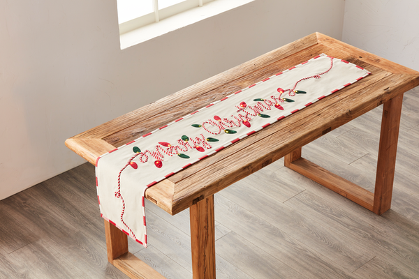 Mud Pie Merry Christmas Light-Up Table Runner