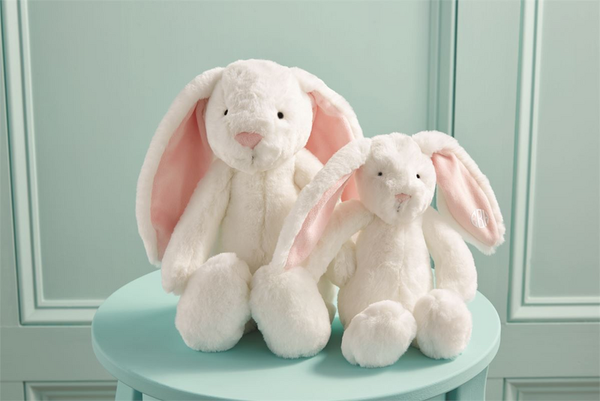 Mud Pie Small Plush Pink Bunny