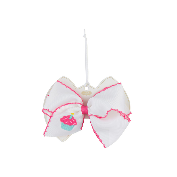 Mud Pie Birthday Embroidered Bows