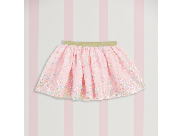 Mud Pie Pink Scattered Sequin Tutu