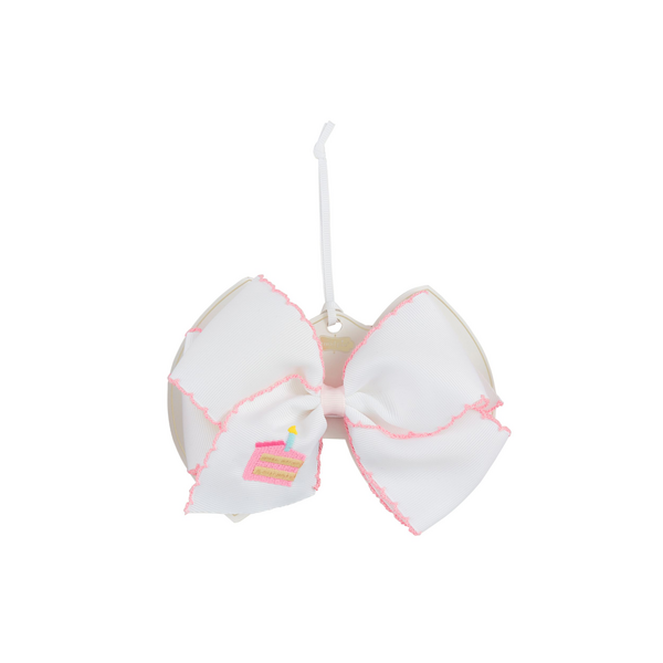 Mud Pie Birthday Embroidered Bows
