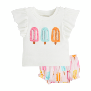 Mud Pie Popsicle Pinafore Set