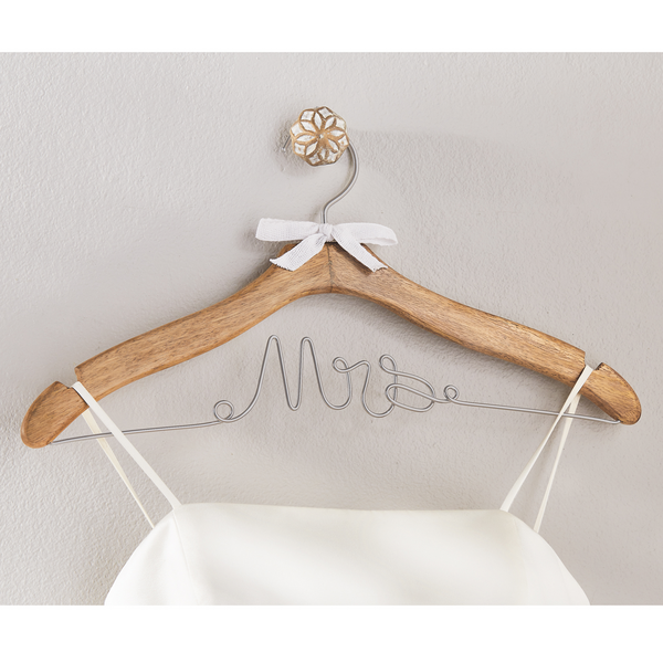 Mud Pie Mrs. Wedding Dress Hanger