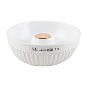 Mud Pie All Hands In Accessories Serving Bowl