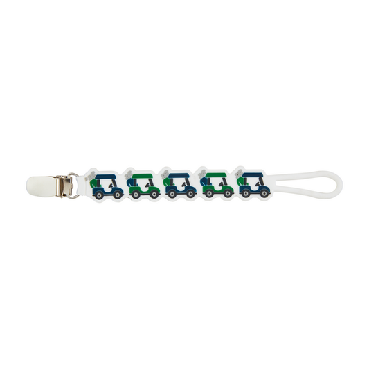 Mud Pie Blue & Green Golf Silicone Pacy Strap