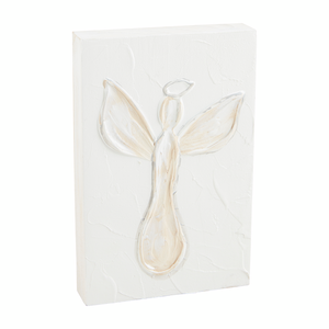 Mud Pie White Christmas Painted Plaques