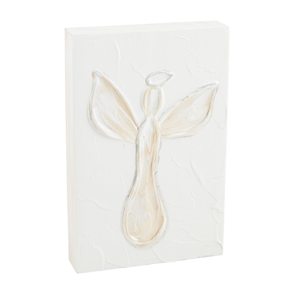 Mud Pie White Christmas Painted Plaques