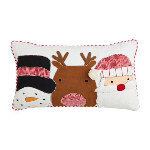 Mud Pie Santa & Friends Pillow