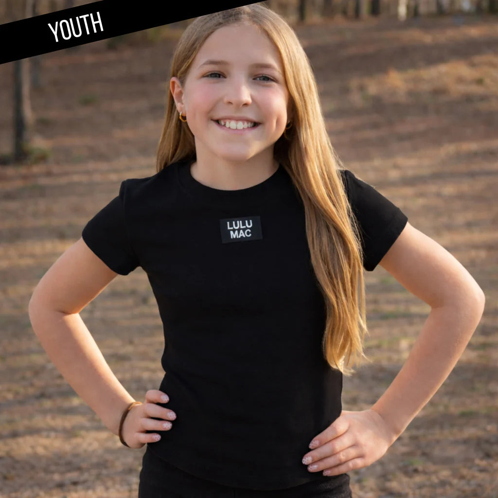 Youth Black Lulu Mac Baby Doll Top