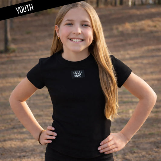 Youth Black Lulu Mac Baby Doll Top
