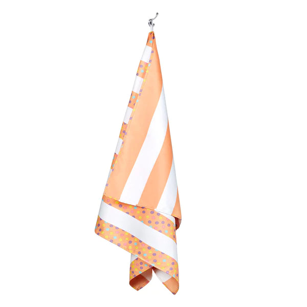 Large Striped Quick Dry Towels - Hundreds & Thousands