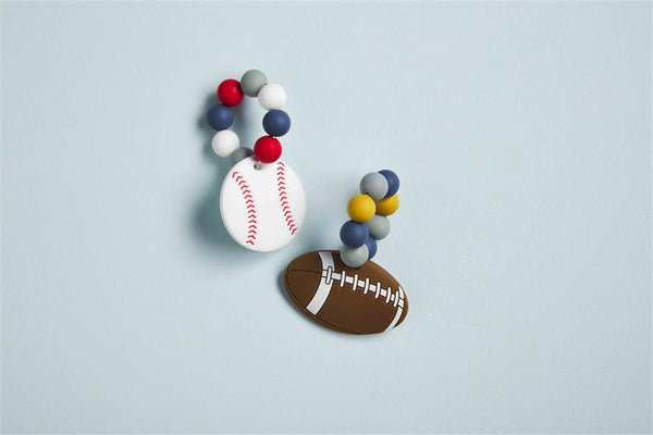 Mud Pie Football Silicone Teether