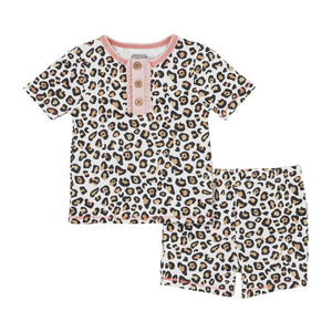 Mud Pie Leopard Toddler Pajama Set