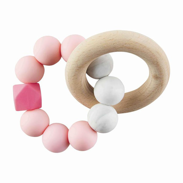 Mud Pie Silicone & Wood Teether