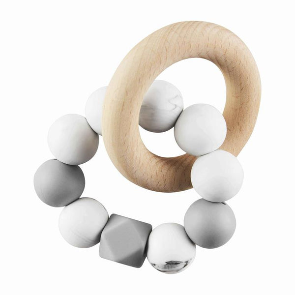 Mud Pie Silicone & Wood Teether