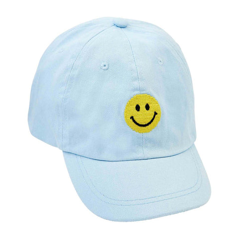 Mud Pie Toddler Smiley Face Embroidered Hat