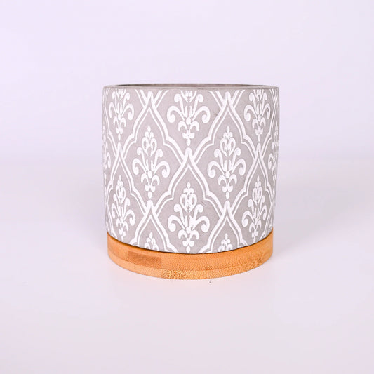 Bourbon Royalty 16 oz. Damask Stone Candle