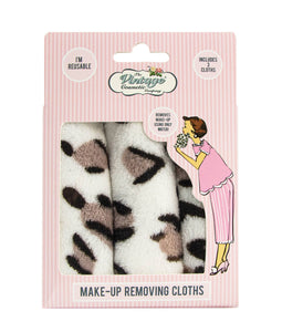 Leopard Print Make-up Removing Cloths