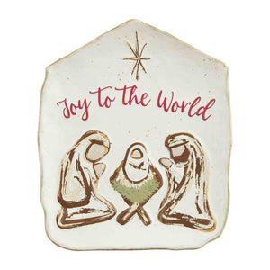 Mud Pie Nativity Serving Platter