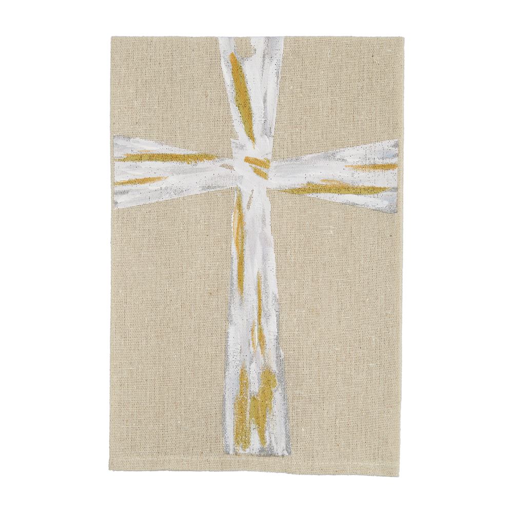 Mud Pie Gold Painted Towel