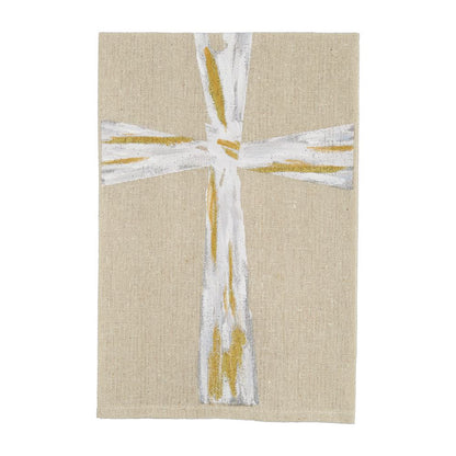Mud Pie Gold Painted Towel