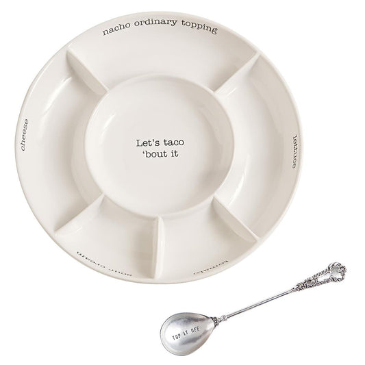 Mud Pie Taco Bar Serving Set