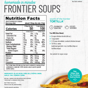 Frontier South of the Border Tortilla Soup