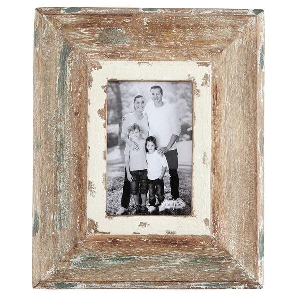 Mud Pie Small Wood Weathered Frame