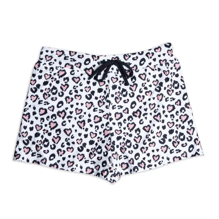 Mini Cheetah Hearts Pajama Shorts