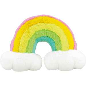 Rainbow Furry Pillow