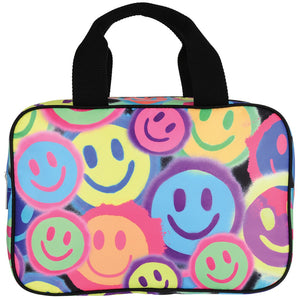 Spray Paint Smiles Large Cosmetic Bag