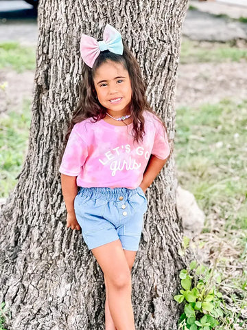 Youth Cotton Candy Let's Go Girls Tee