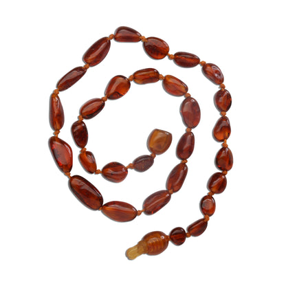 Amber Teething Necklace - Light Cherry Polished