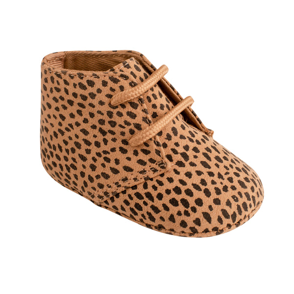 Waddle Cheetah Print Annalee Soft Sole Chukka Booties