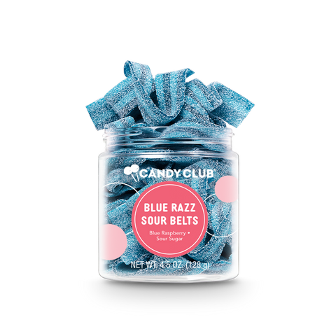 Blue Razz Sour Belts Candy