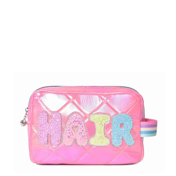 Cotton Candy Hair Puffer Pouch
