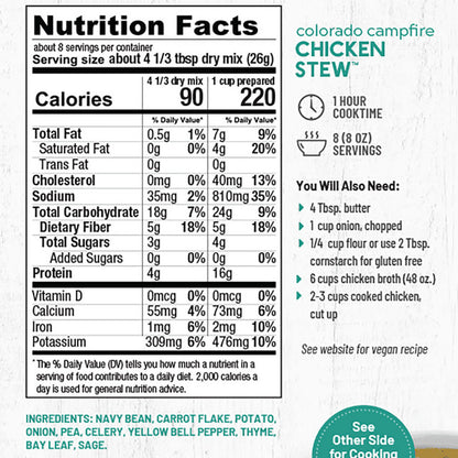 Frontier Colorado Campfire Chicken Stew