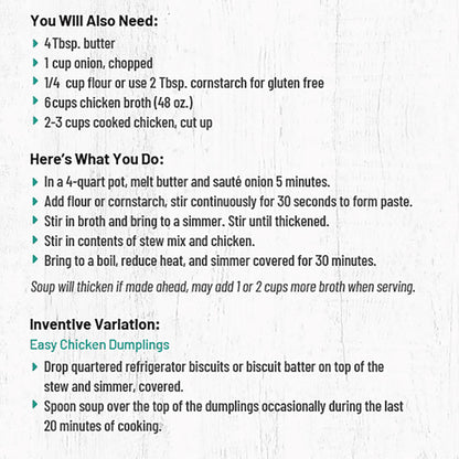Frontier Colorado Campfire Chicken Stew