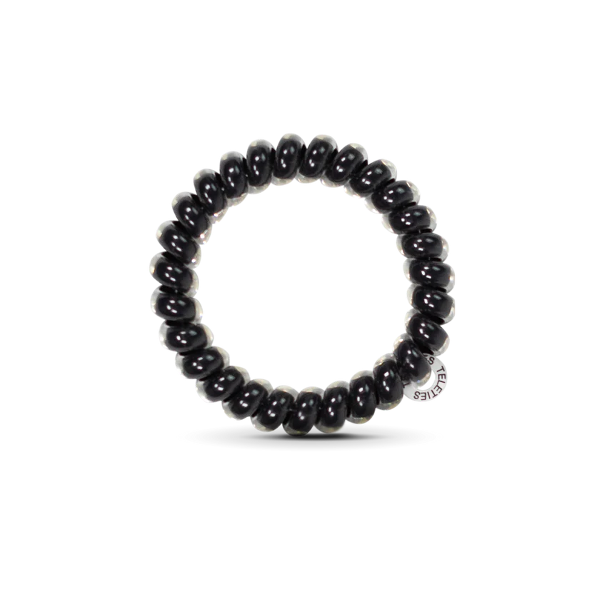 Large Jet Black TELETIE
