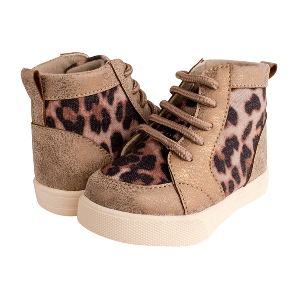 Walk Leopard Print Kassidy High-Top Sneakers